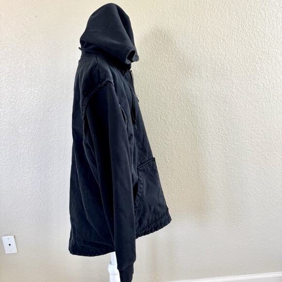 Lurking Class By Sketchy Tank Solid Black Hoodie Jacket Urban Men's Size XXL - Picture 4 of 16